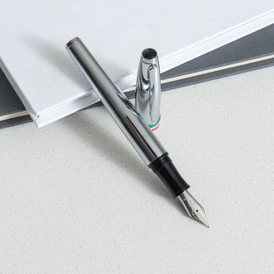 Monteverde Aldo Domani Italia Mirror Chrome Fountain Pen