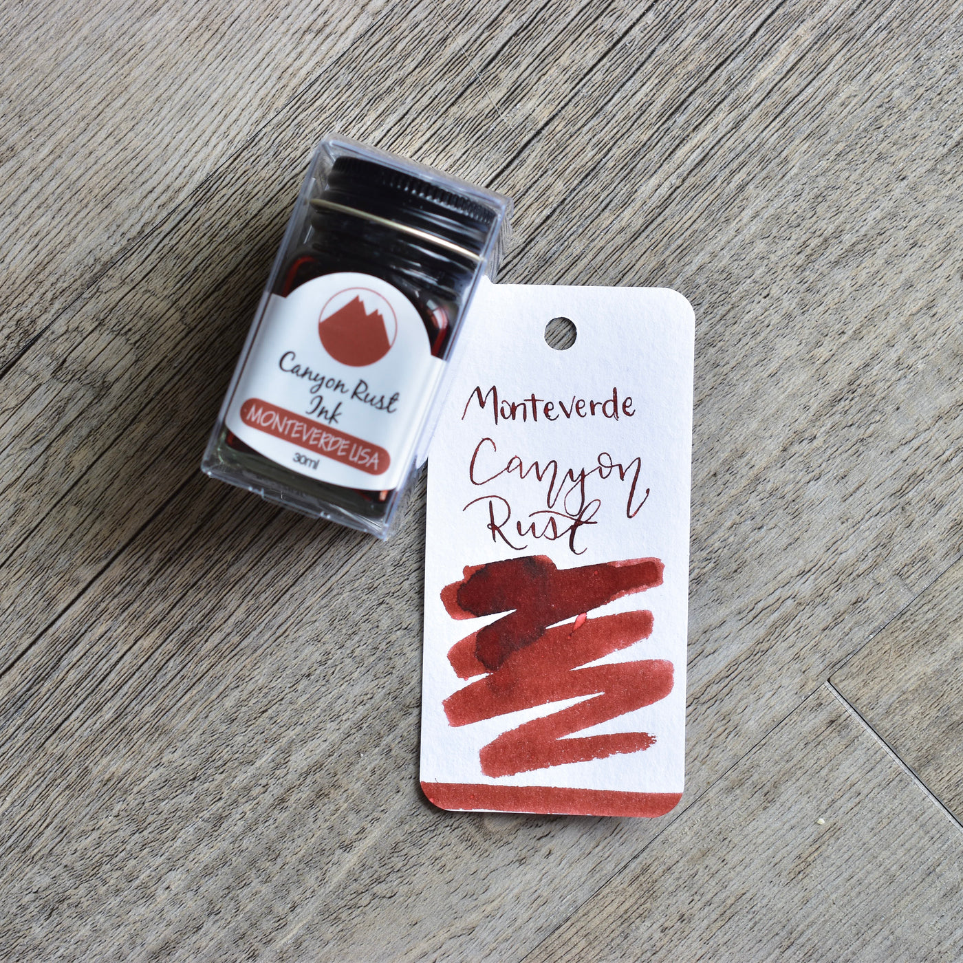 Monteverde Canyon Rust Brown Ink Bottle