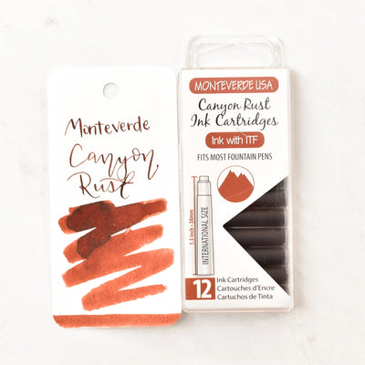 Monteverde Canyon Rust Ink Cartridges