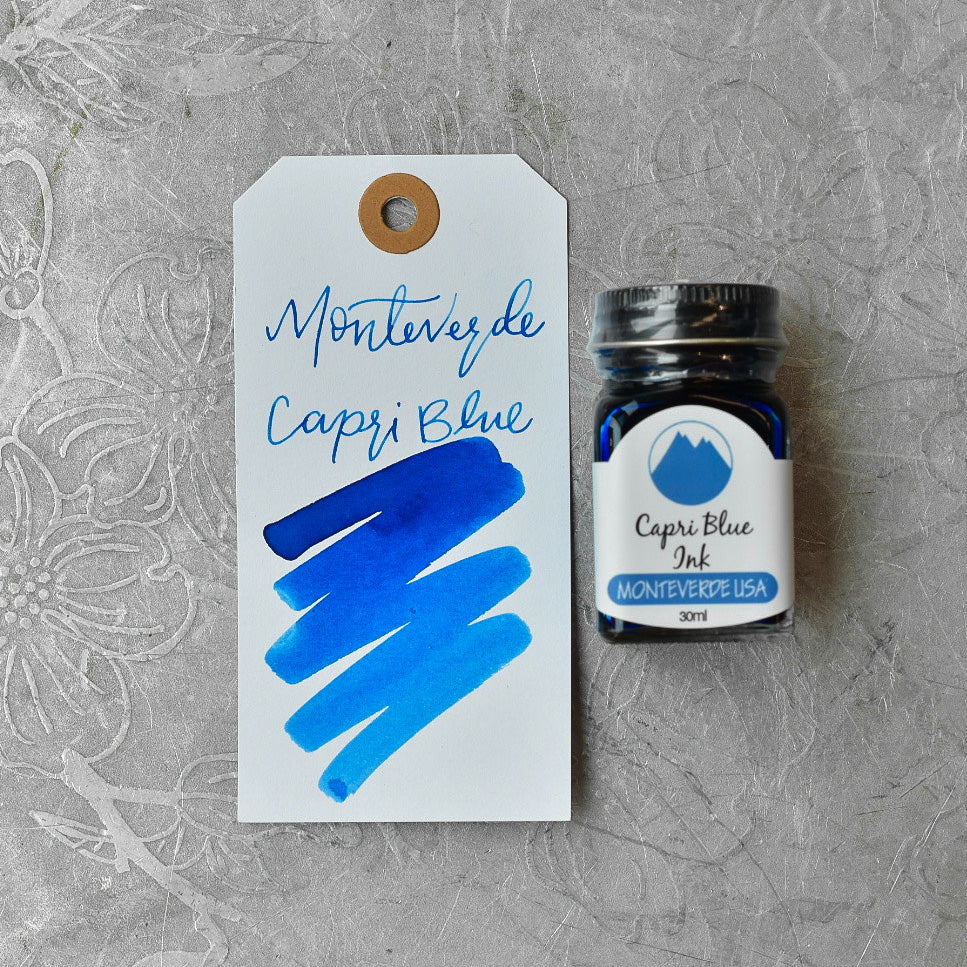 Monteverde Capri Blue Ink Bottle