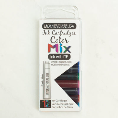 Monteverde Color Mix Standard International Cartridge Pack