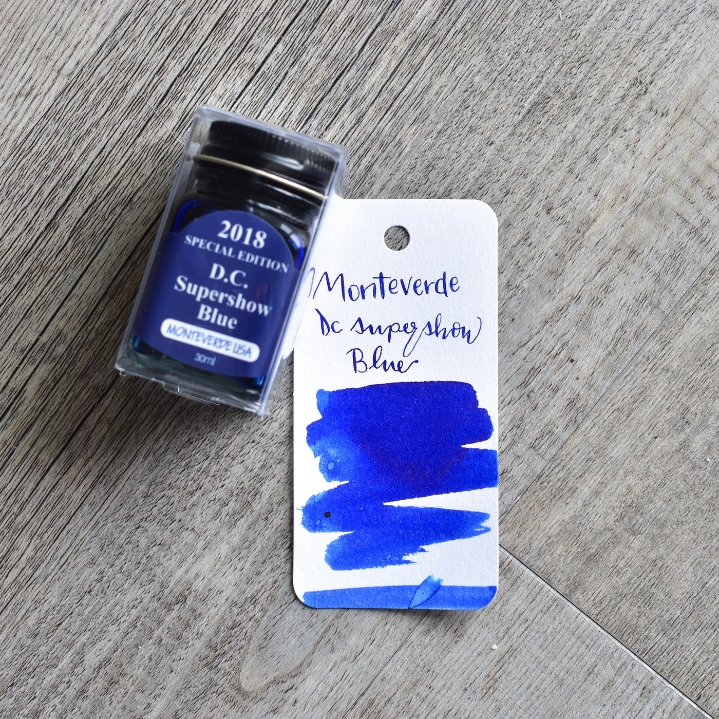 Monteverde DC Supershow Blue 2018 Ink Bottle