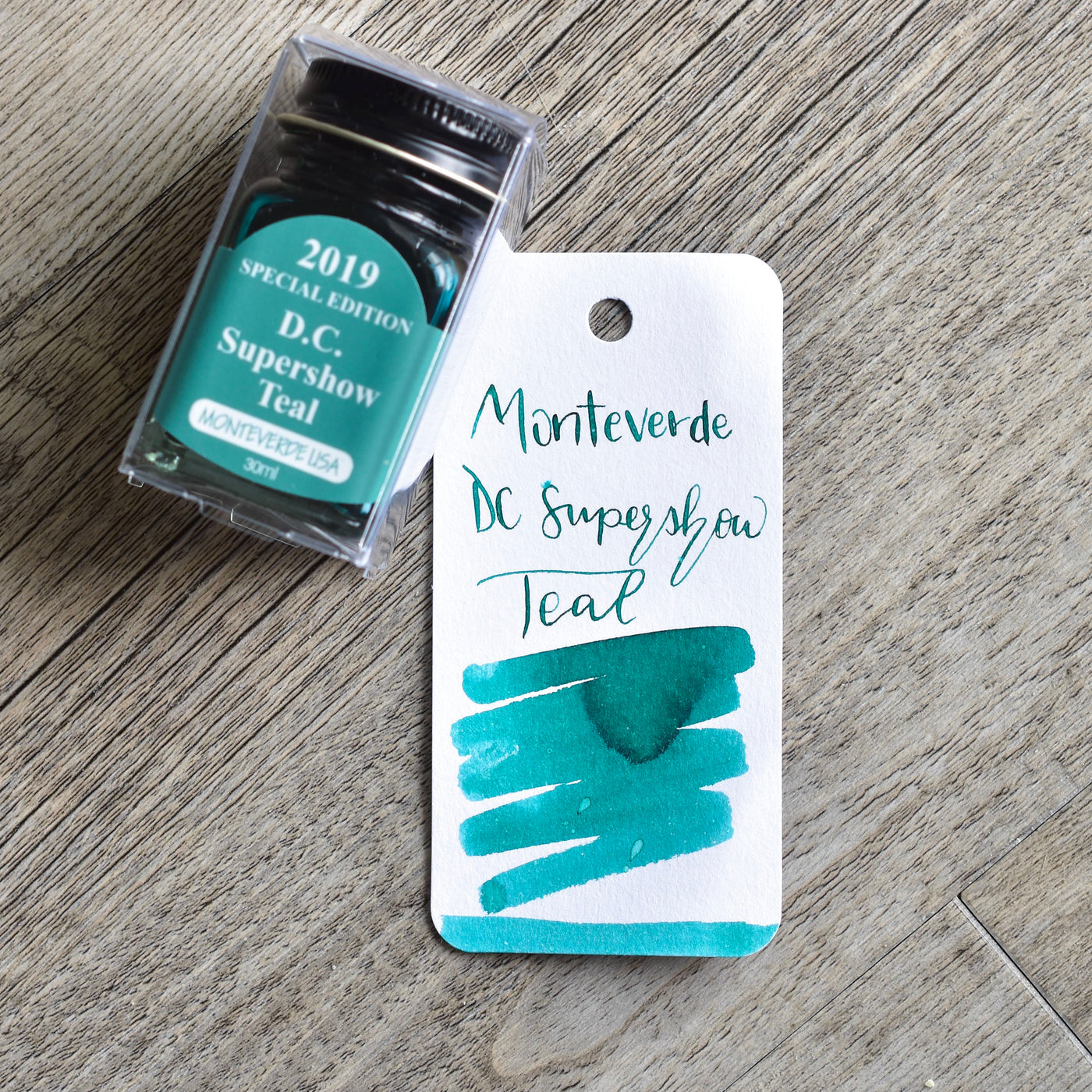 Monteverde DC Supershow Teal 2019 Ink Bottle