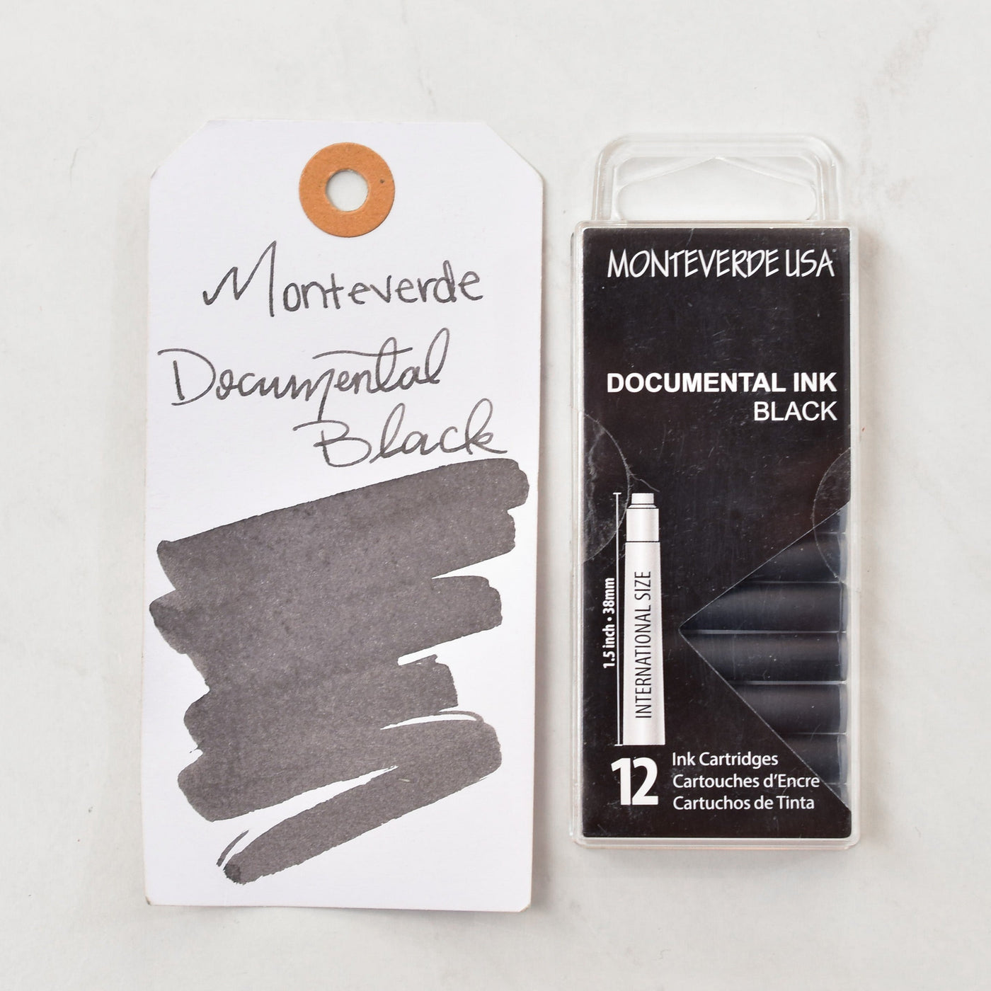 Monteverde Documental Black Ink Cartridges