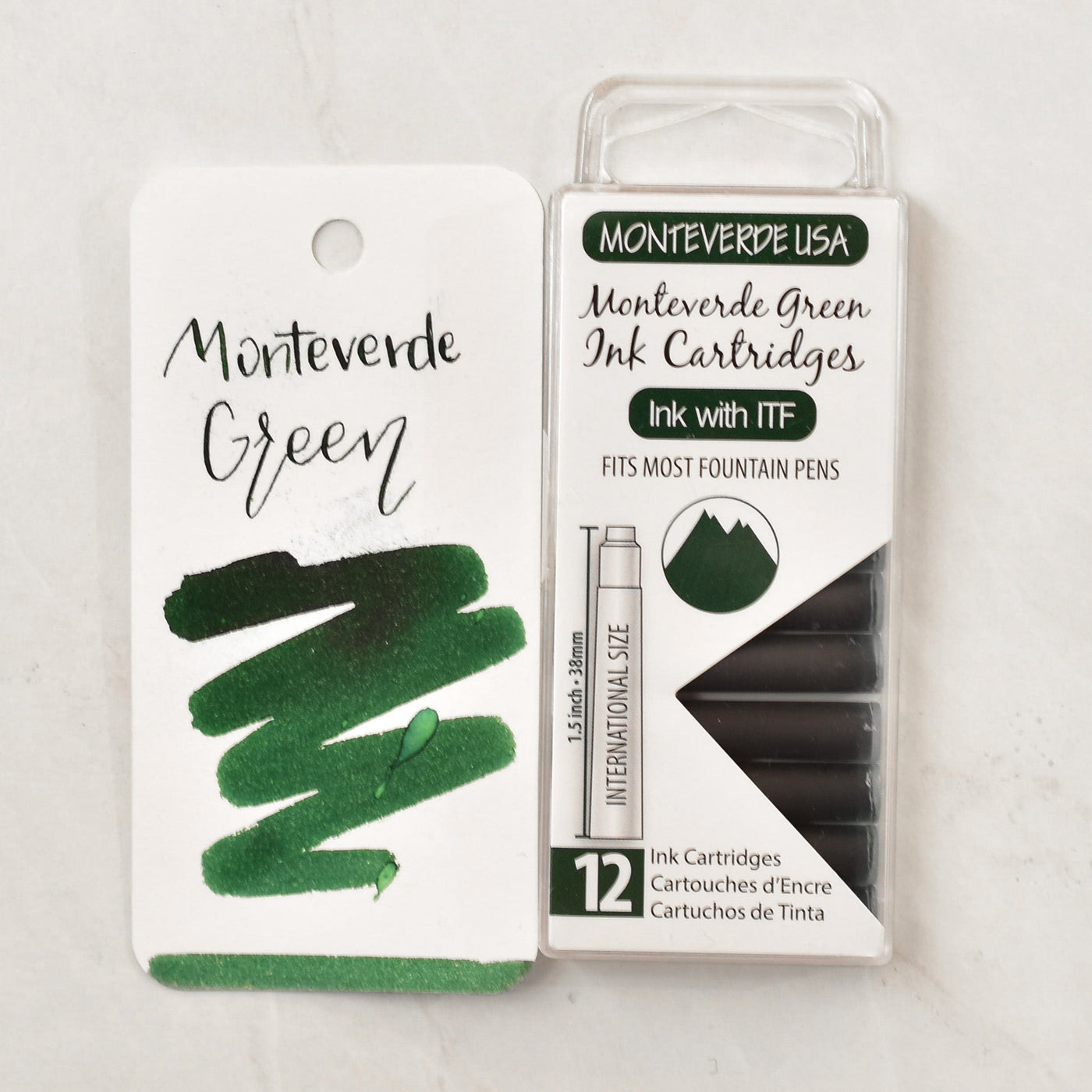 Monteverde Green Ink Cartridges