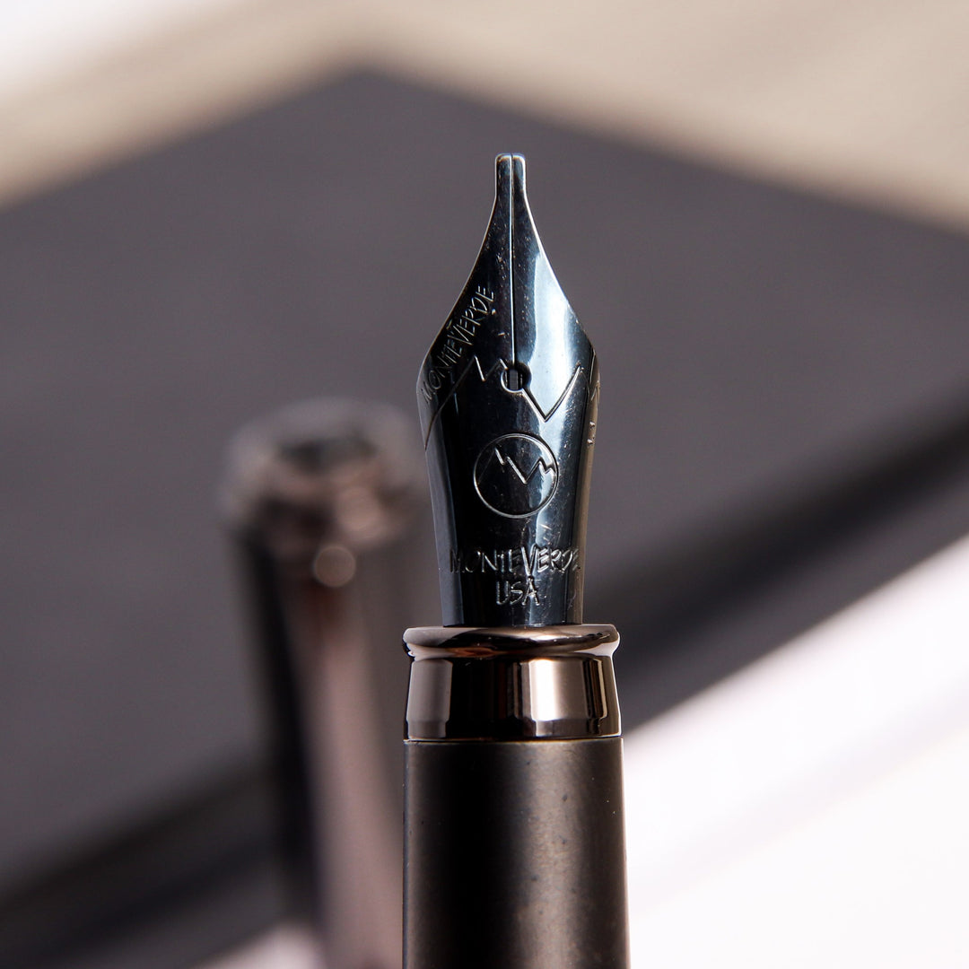 Flex Nib Monteverde Nibs Monteverde Monza Fountain Pen Set Purple