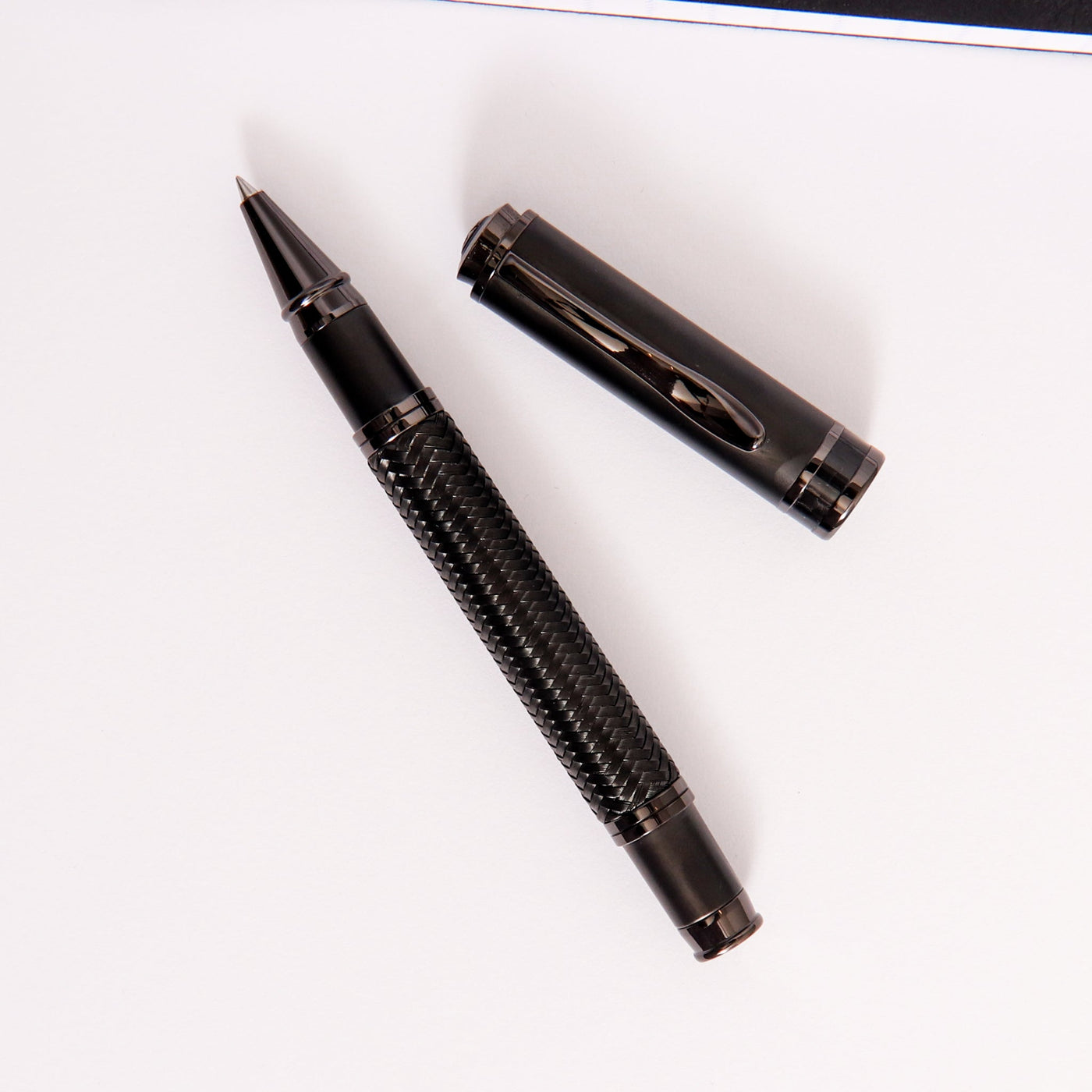 Monteverde-Innova-Formula-M-Black-Rollerball-Pen-With-Mesh-PVD