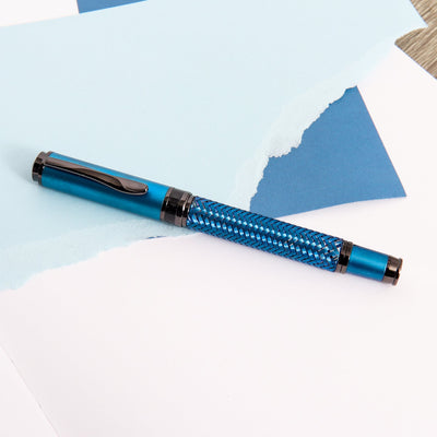 Monteverde-Innova-Formula-M-Blue-Rollerball-Pen-Capped