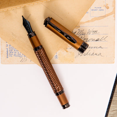 Monteverde-Innova-Formula-M-Bronze-Fountain-Pen-With-Black-Trim