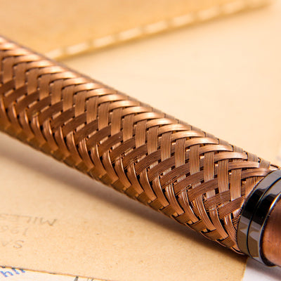 Monteverde-Innova-Formula-M-Bronze-Rollerball-Pen-With-Mesh-PVD
