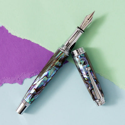 Monteverde-Invincia-Deluxe-Abalone-&-Chrome-Fountain-Pen-Limited-Edition