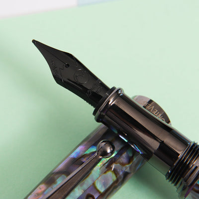 Monteverde-Invincia-Deluxe-Abalone-&-Gunmetal-Fountain-Pen-Stainless-Steel-Nib