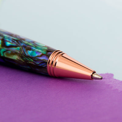 Monteverde-Invincia-Deluxe-Abalone-&-Rose-Gold-Ballpoint-Pen-Tip