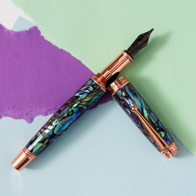 Monteverde-Invincia-Deluxe-Abalone-&-Rose-Gold-Fountain-Pen-Limited-Edition