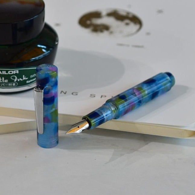 Monteverde MVP Blue Squares Fountain Pen