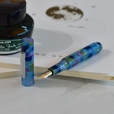 Monteverde MVP Blue Squares Fountain Pen