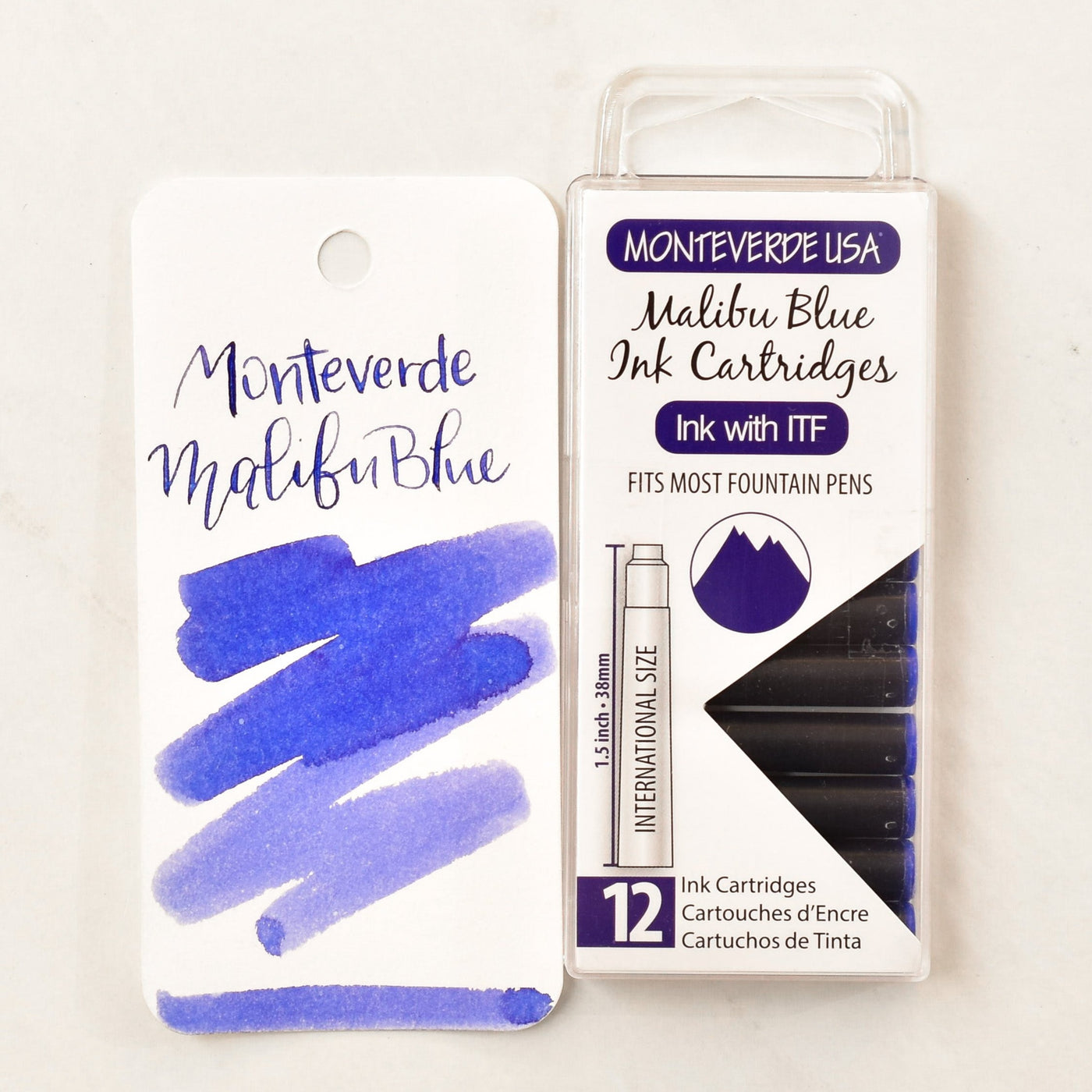 Monteverde Malibu Blue Ink Cartridges