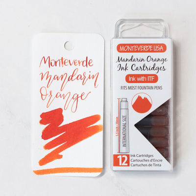 Monteverde Mandarin Orange Ink Cartridges