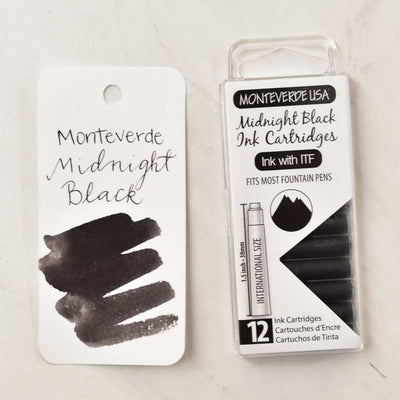 Monteverde Midnight Black Ink Cartridges