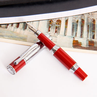 Monteverde Mini Jewelria Burgundy Barley Fountain Pen