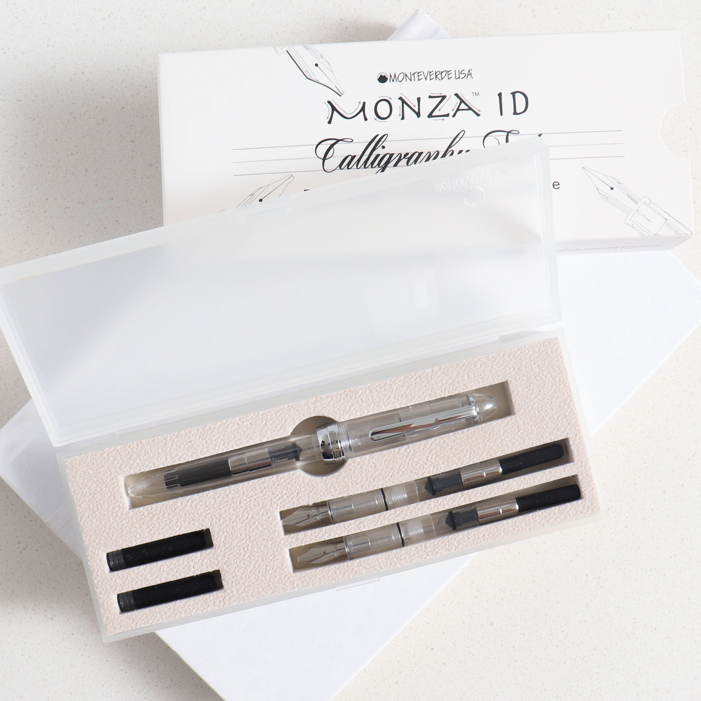 Monteverde Monza ID Calligraphy Fountain Pen Set