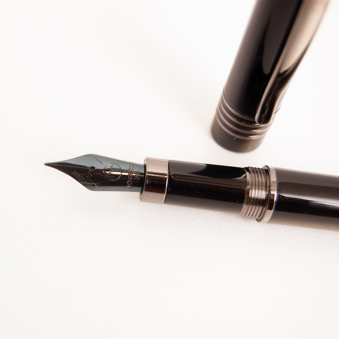 Monteverde Mountains of the World Fountain Pen - Black Mountain