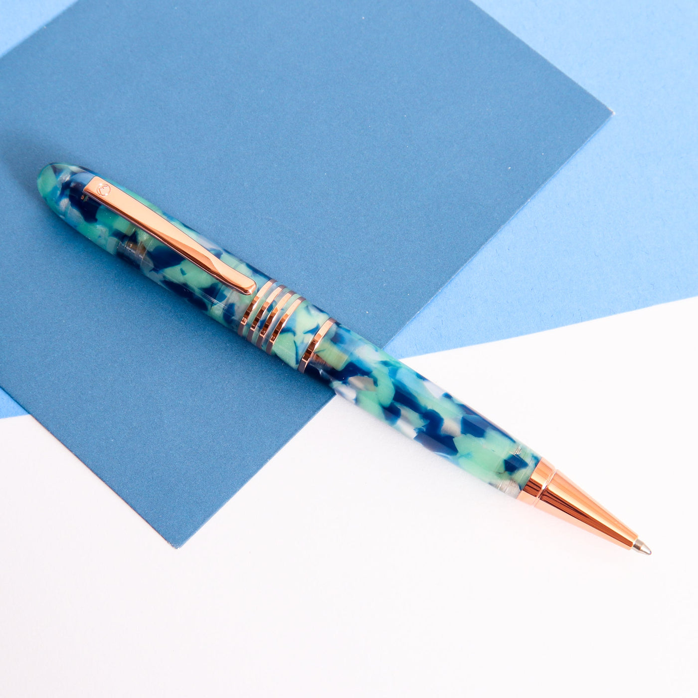 Monteverde Mountains of the World Blue Ballpoint Pen