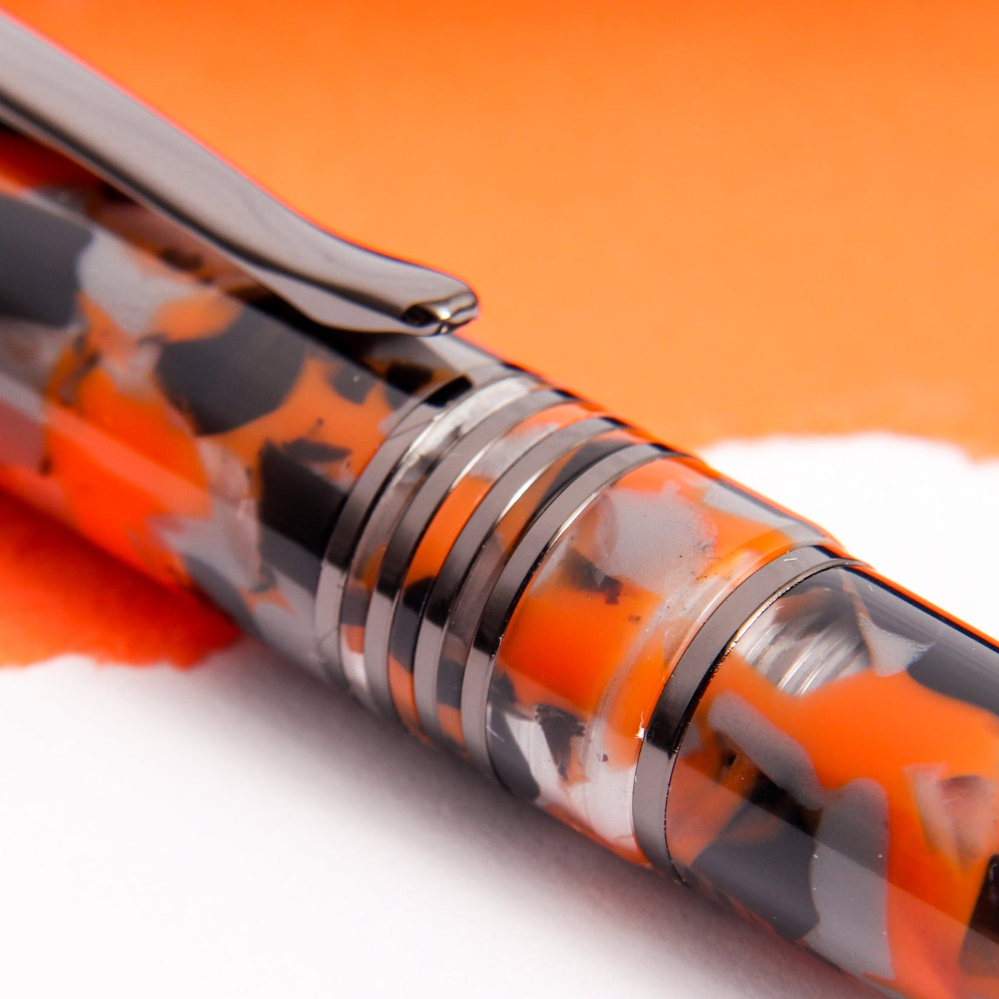 Monteverde Mountains of the World Orange Ballpoint Pen Clip