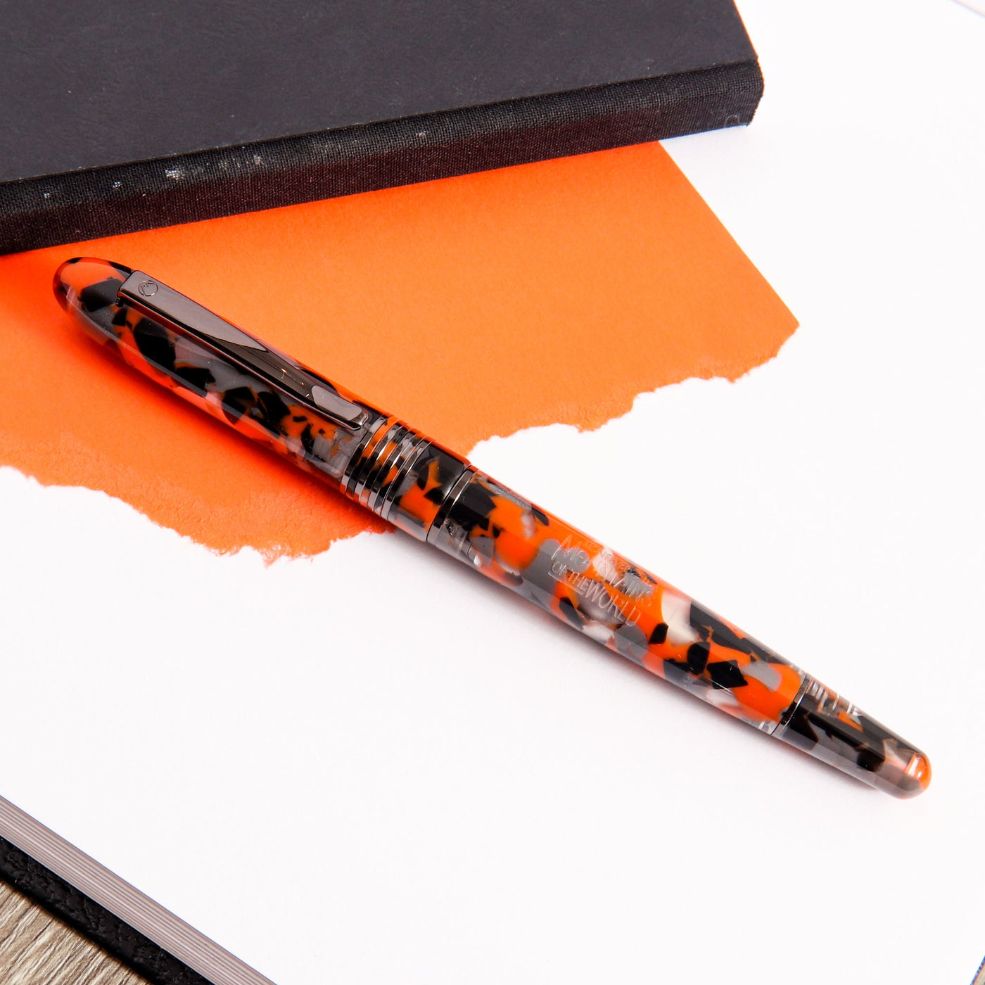 Monteverde Mountains of the World Orange Fountain Pen Cartridge Filled Converter Filled