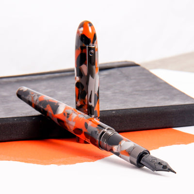 Monteverde Mountains of the World Orange Fountain Pen Orange With Gunmetal Trim