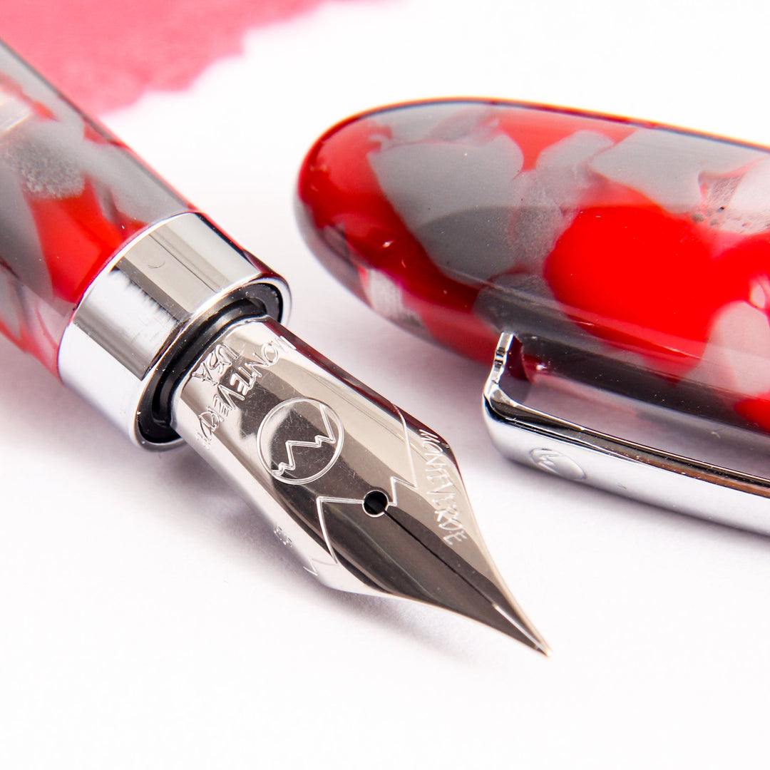 Monteverde Mountains of the World Fountain Pen - Ruby Red – Truphae