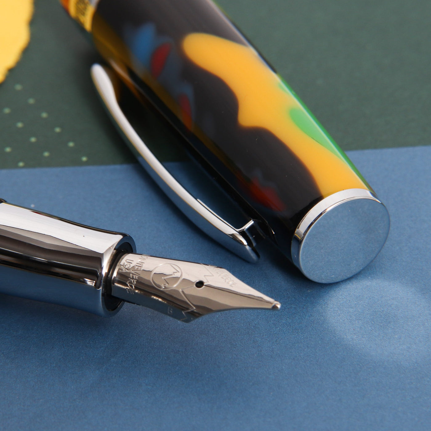 Monteverde-People-of-the-World-Kuna-Fountain-Pen-Nib-Details