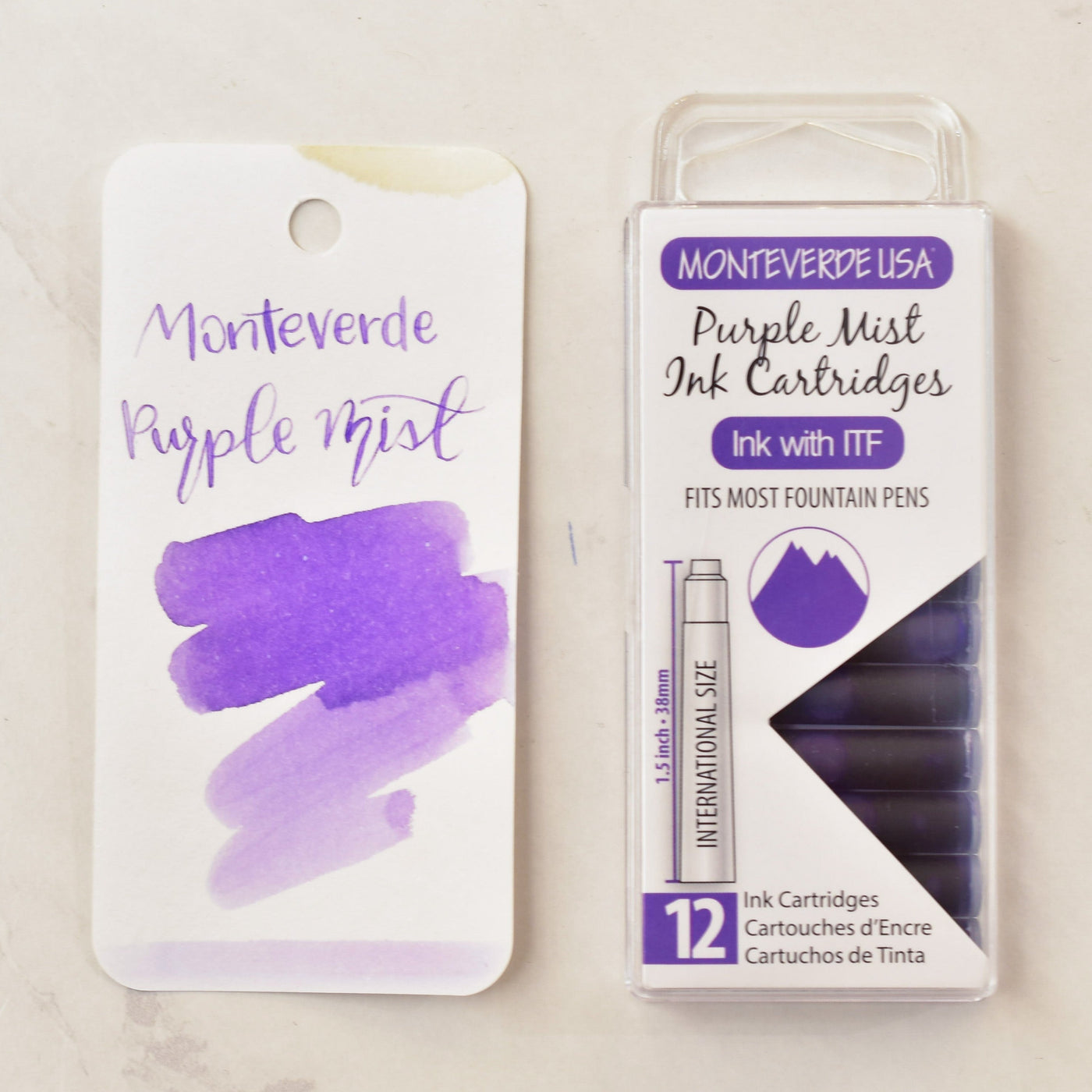 Monteverde Purple Mist Ink Cartridges