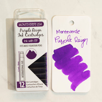 Monteverde Purple Reign Standard International Cartridge Pack
