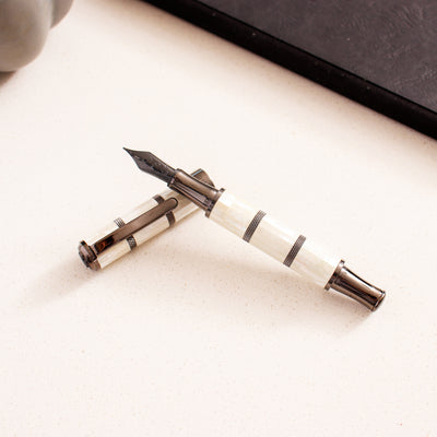 Monteverde Regatta Mother of Pearl Gunmetal Fountain Pen