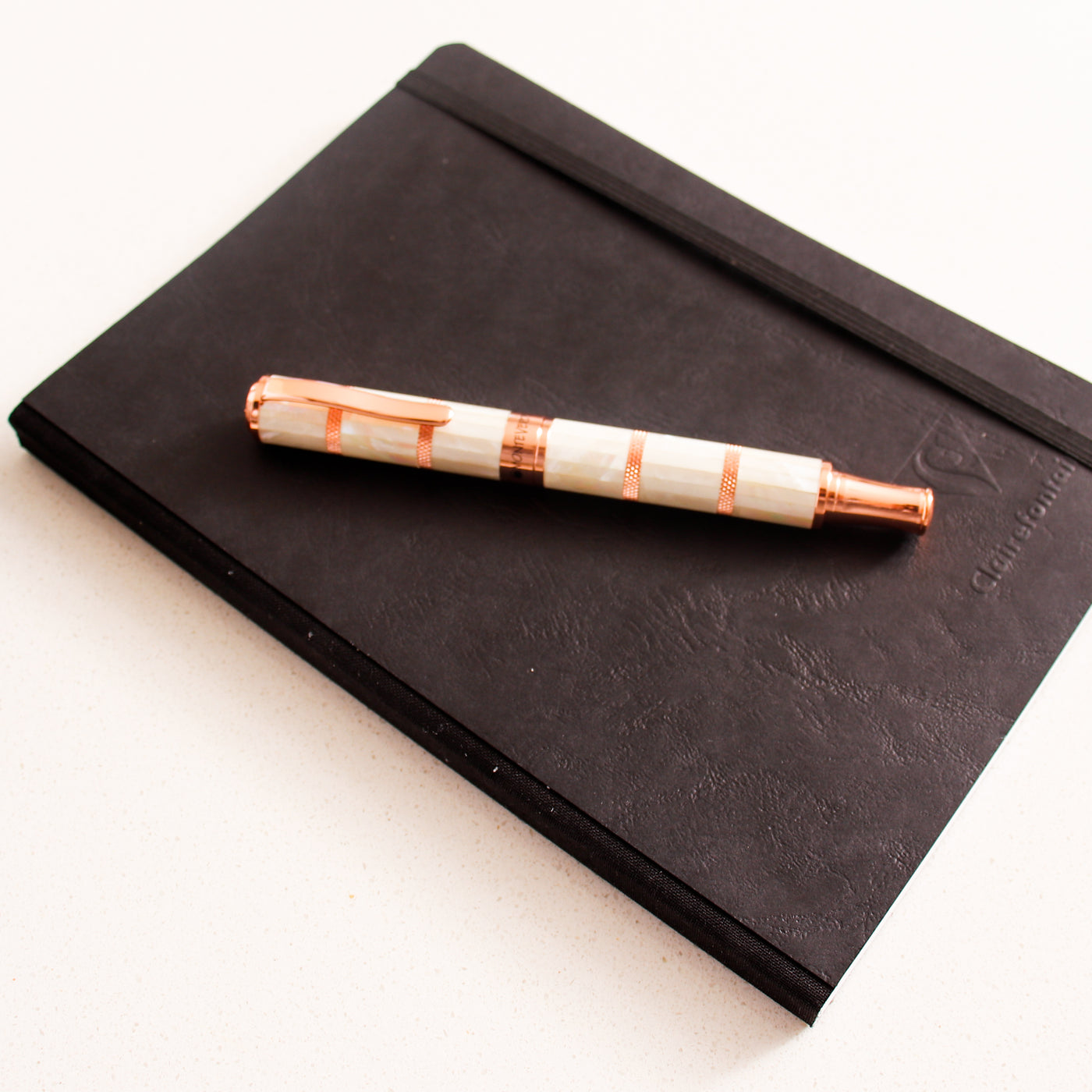 Monteverde Regatta Mother of Pearl Rose Gold Fountain Pen