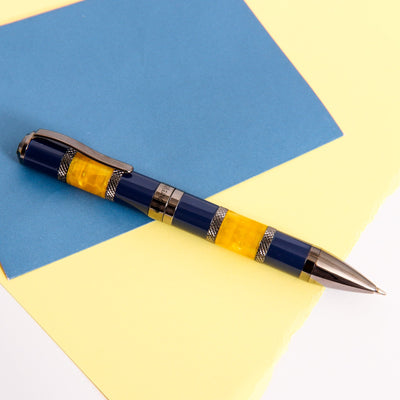 Monteverde-Regatta-Sport-Blue-Yellow-Ballpoint-Pen