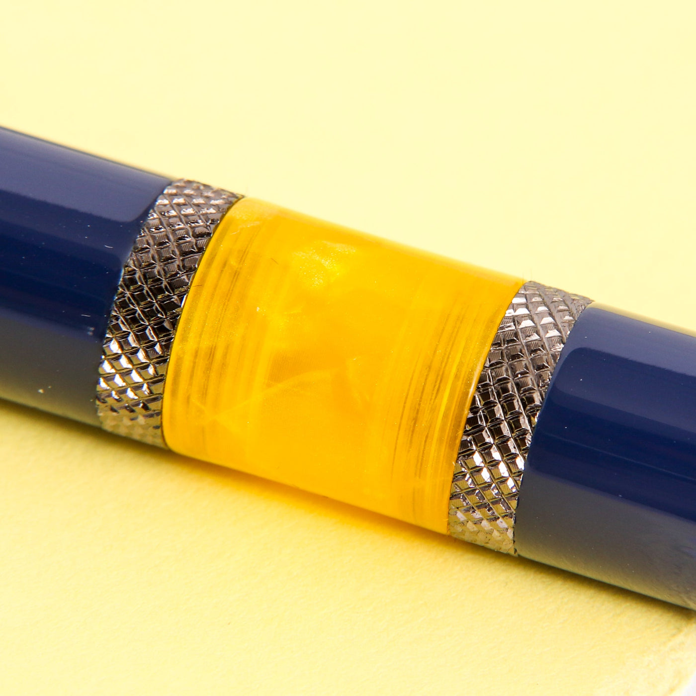 Monteverde-Regatta-Sport-Blue-Yellow-Fountain-Pen-Barrel