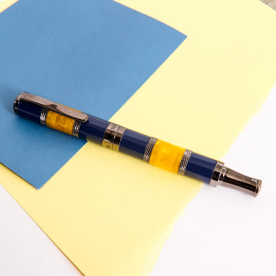 Monteverde-Regatta-Sport-Blue-Yellow-Fountain-Pen-Capped