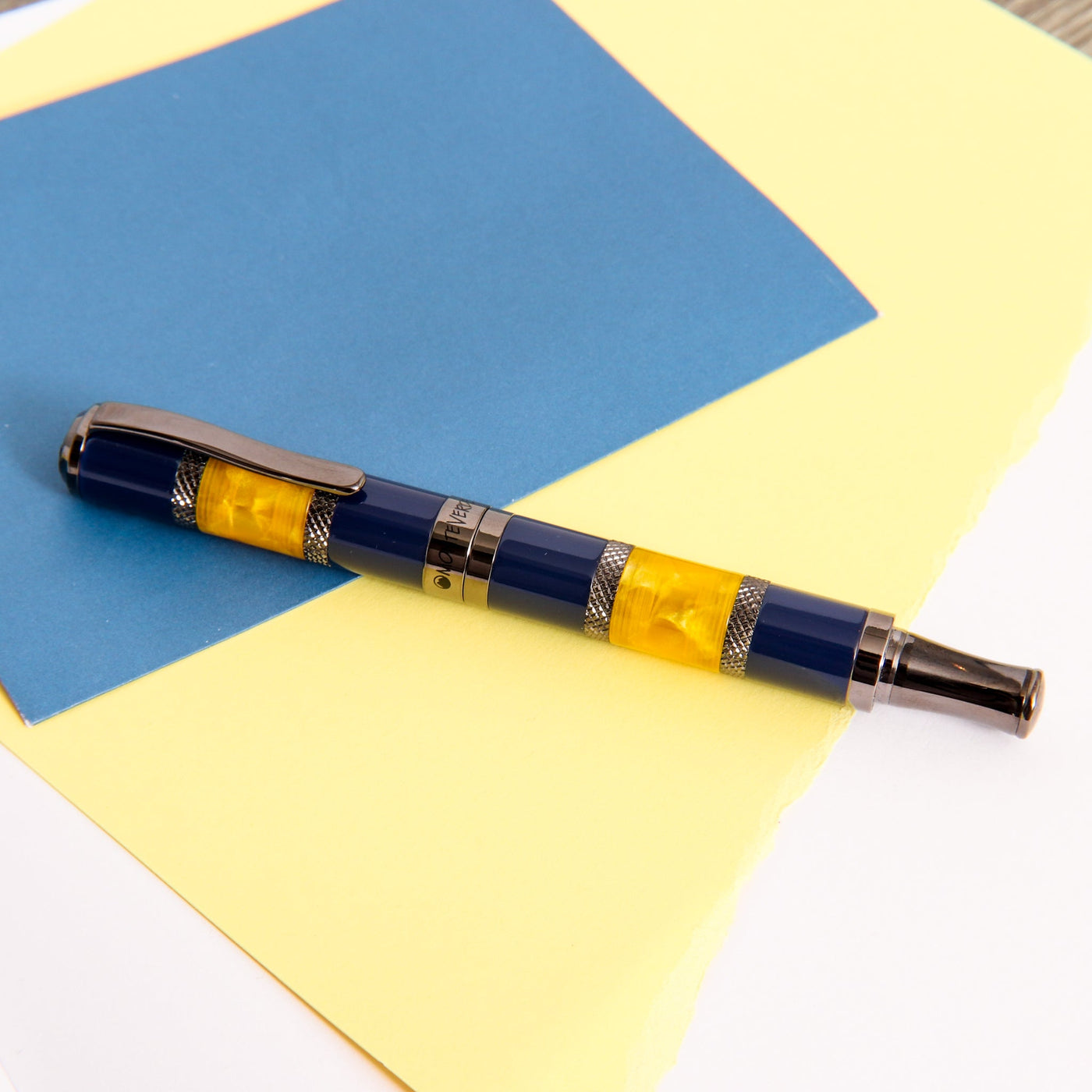 Monteverde-Regatta-Sport-Blue-Yellow-Rollerball-Pen-Capped