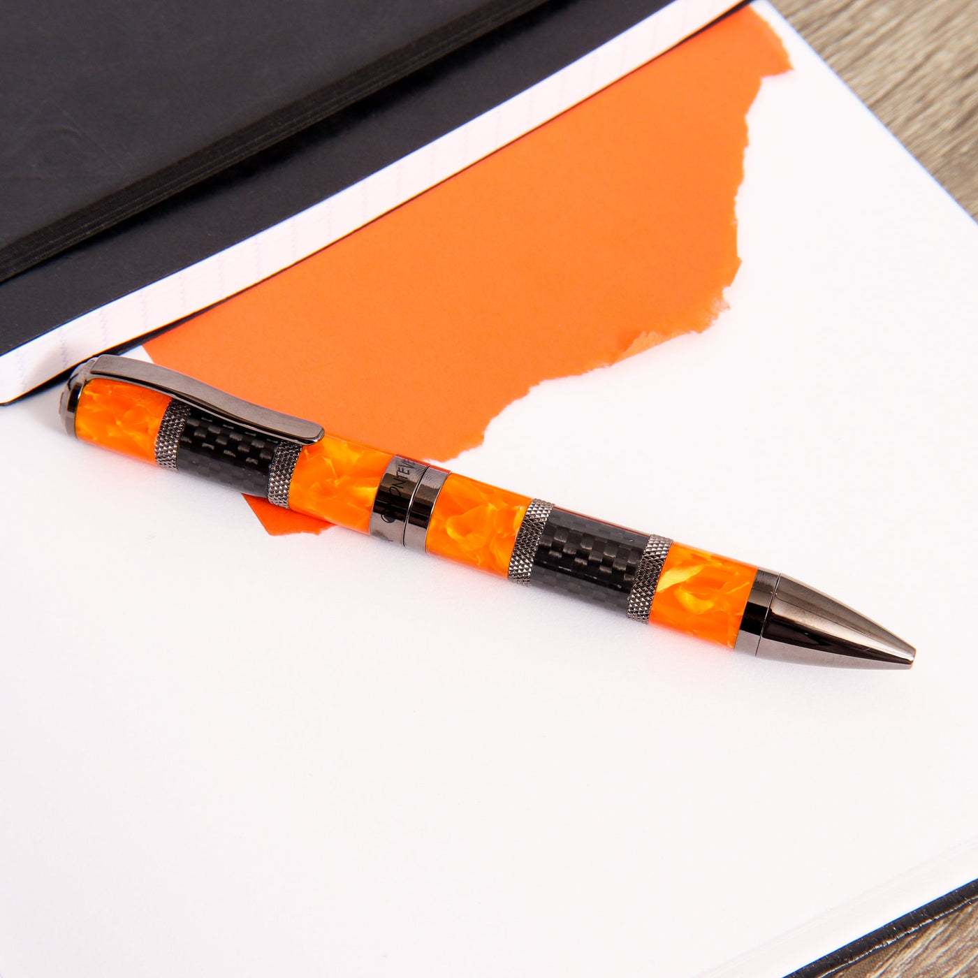 Monteverde-Regatta-Sport-Orange-Ballpoint-Pen-Closed