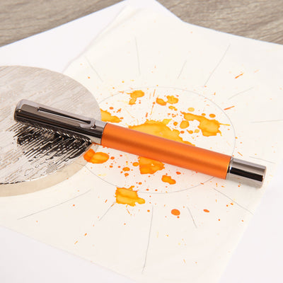 Monteverde Ritma Anodized Orange Fountain Pen Capped