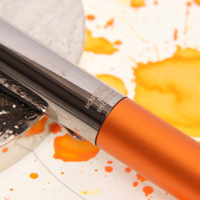 Monteverde Ritma Anodized Orange Fountain Pen Logo