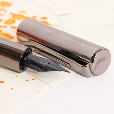 Monteverde Ritma Anodized Orange Fountain Pen Nib Details