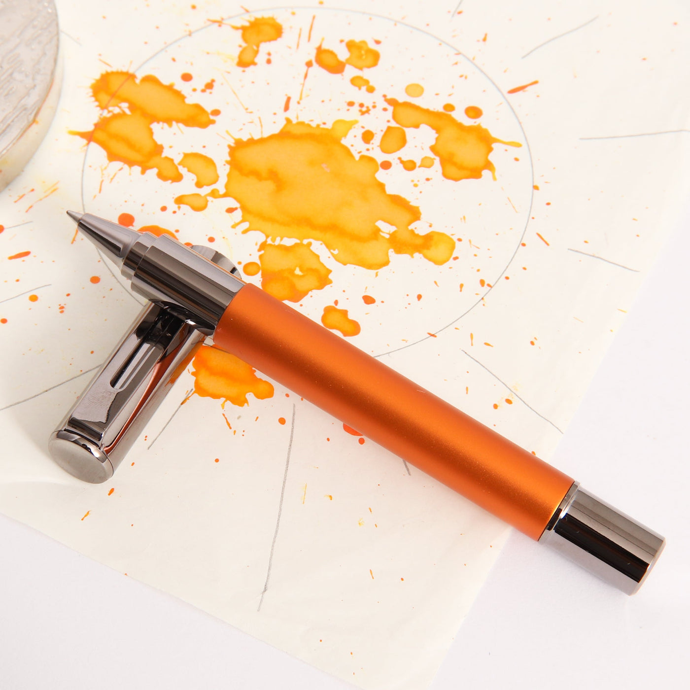 Monteverde Ritma Anodized Orange Rollerball Pen