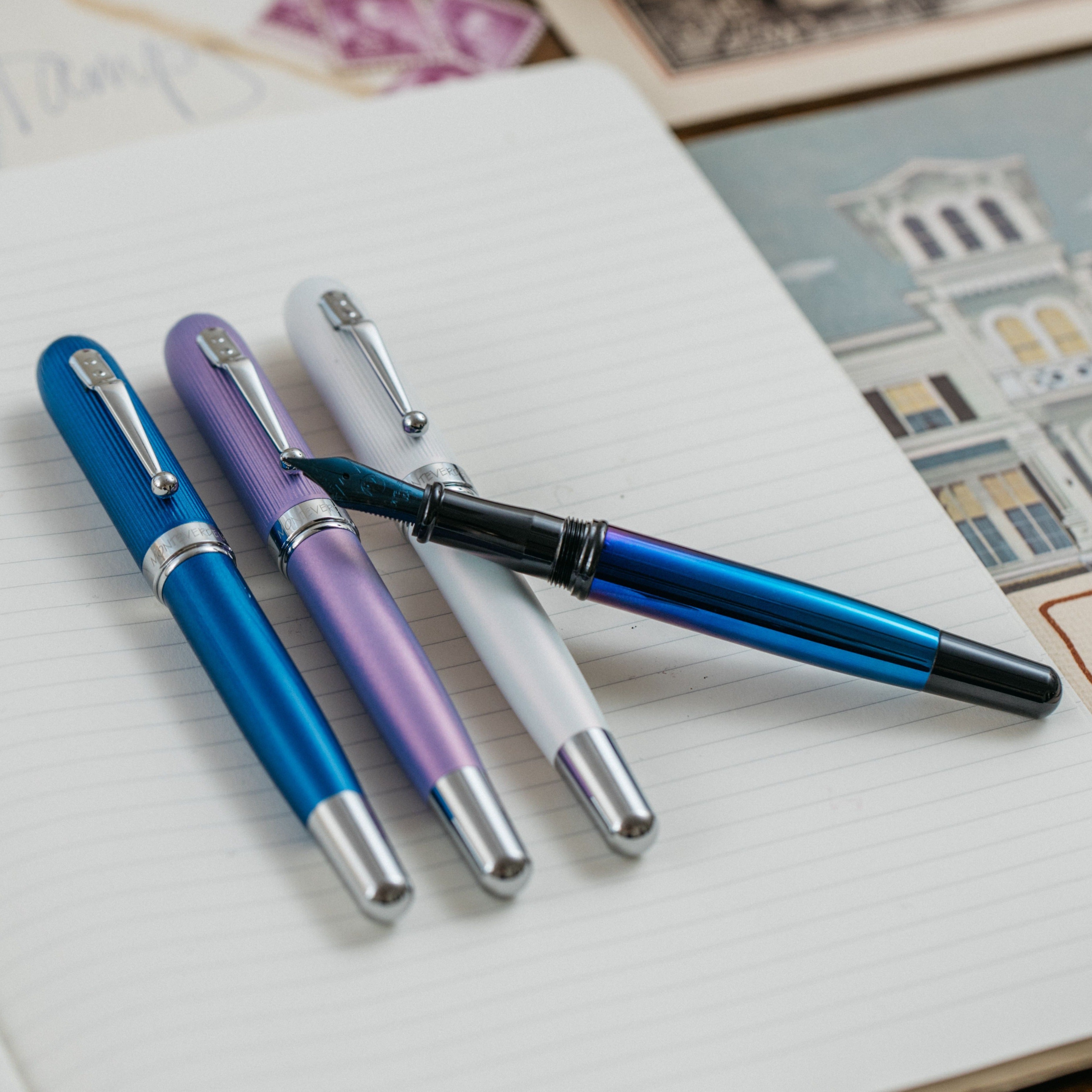 Monteverde Rodeo Drive Fountain Pen - Iridescent Purple – Truphae