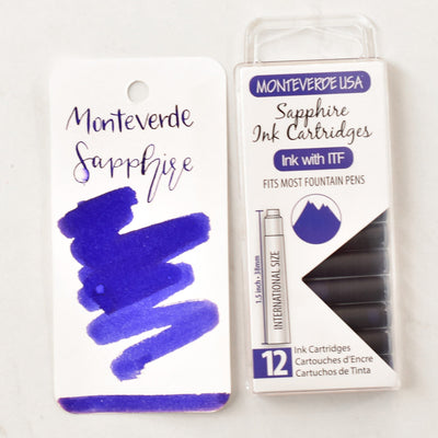 Monteverde Sapphire Blue Ink Cartridges