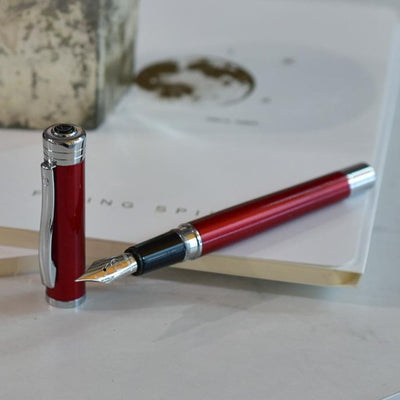Monteverde Strata Red Fountain Pen