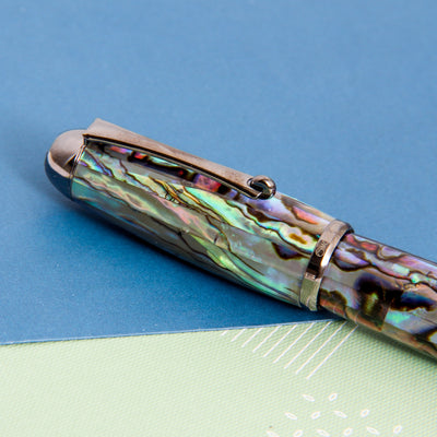 Monteverde-Super-Mega-Abalone-&-Gunmetal-Fountain-Pen-Clip