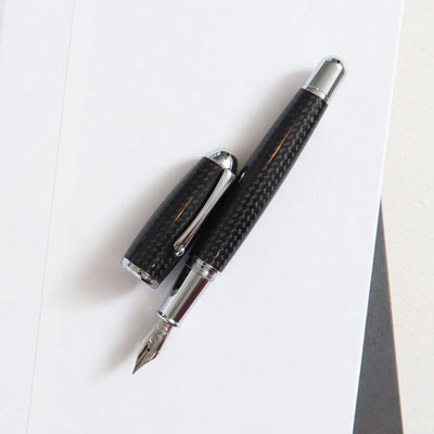 Monteverde Chrome Carbon Fiber Fountain Pen